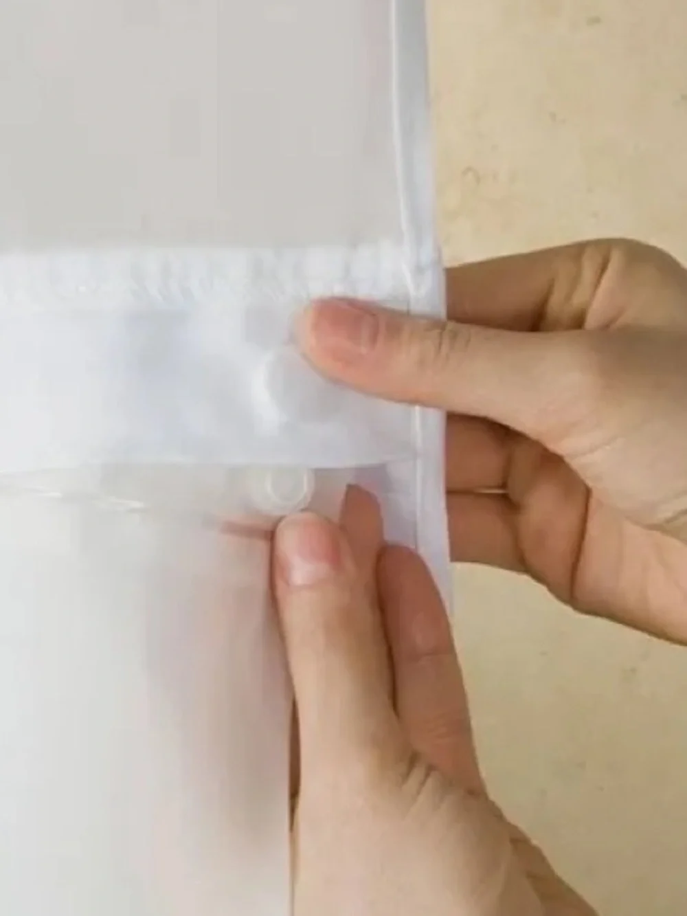3/$30 NWOT Never used HOOKLESS Shower Curtain Liner 50” x 60” White